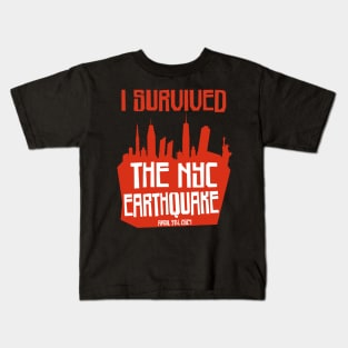 I Survived The NYC Earthquake Kids T-Shirt